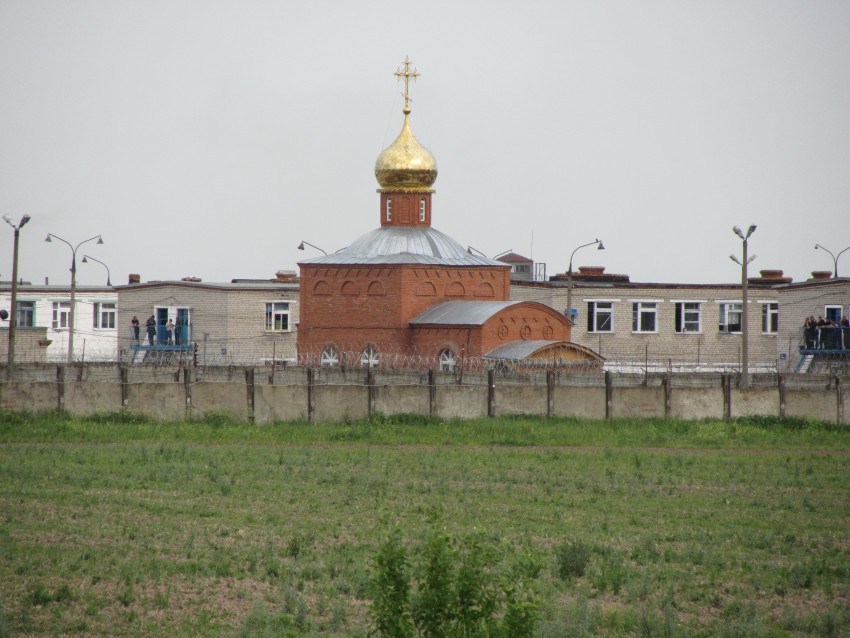 Церковь Георгия Победоносца при ФБУ ИК-6, Толиково (Чебоксарский район, Республика Чувашия). общий вид в ландшафте