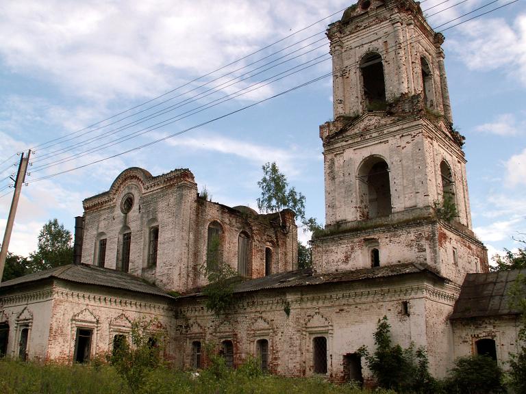 Троицкий Белбажский женский монастырь. Церковь Троицы Живоначальной, Белбаж (Ковернинский район, Нижегородская область). фасады