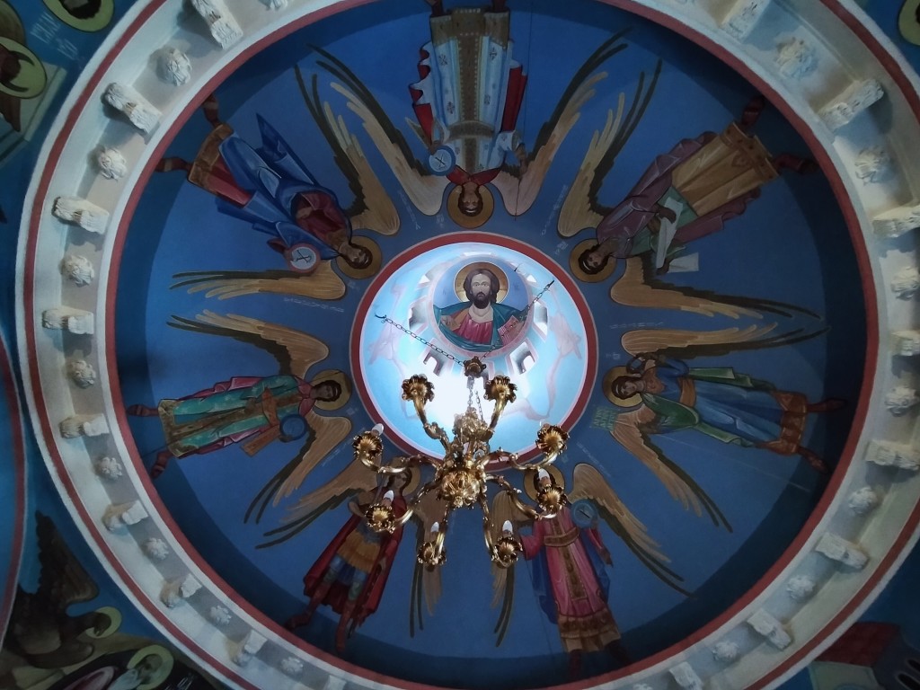 Церковь Елисаветы Феодоровны на Рублёвском кладбище, Кунцево (Западный административный округ (ЗАО), г. Москва). интерьер и убранство, подкупольное пространство 