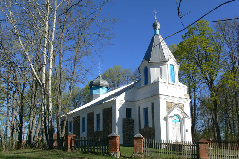Церковь Покрова Пресвятой Богородицы, Ласица (Поставский район, Беларусь, Витебская область). фасады