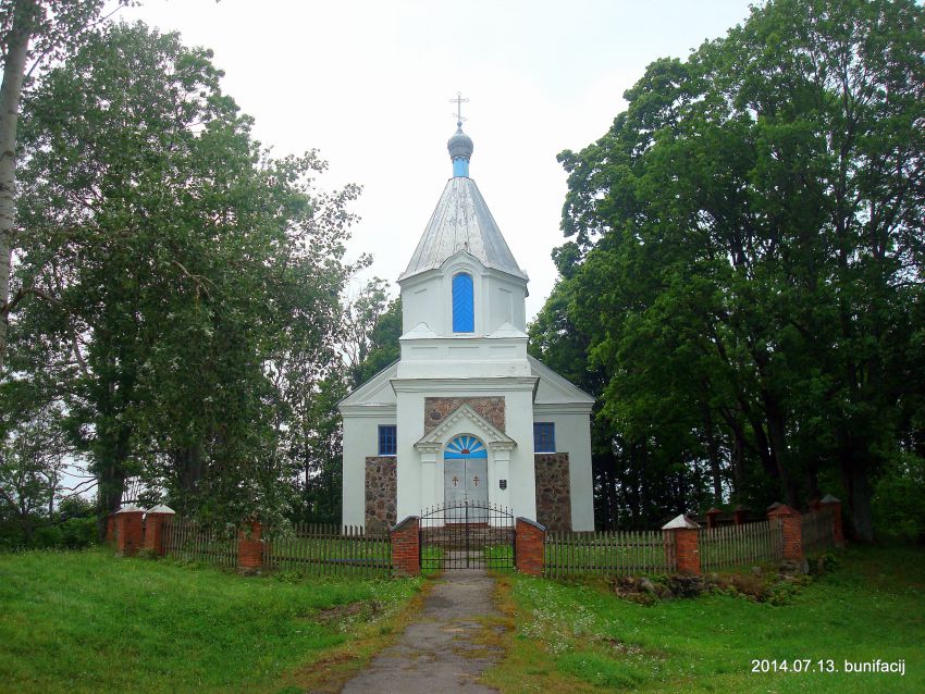Церковь Покрова Пресвятой Богородицы, Ласица (Поставский район, Беларусь, Витебская область). фасады