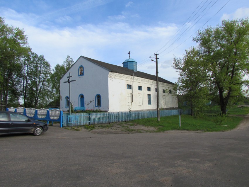 Церковь Сретения Господня, Ветрино (Полоцкий район и г. Полоцк, Беларусь, Витебская область). общий вид в ландшафте