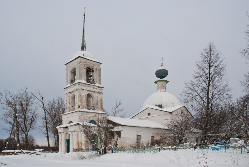 Церковь Благовещения Пресвятой Богородицы, Трофимовское, урочище (Первомайский район, Ярославская область). фасады