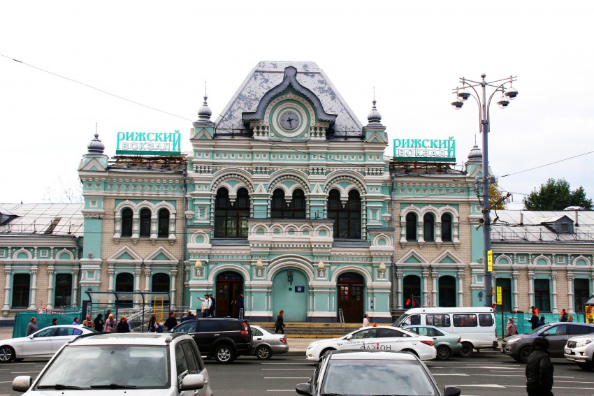Часовня Креста Господня на Рижском вокзале, Мещанский (Центральный административный округ (ЦАО), г. Москва). фасады