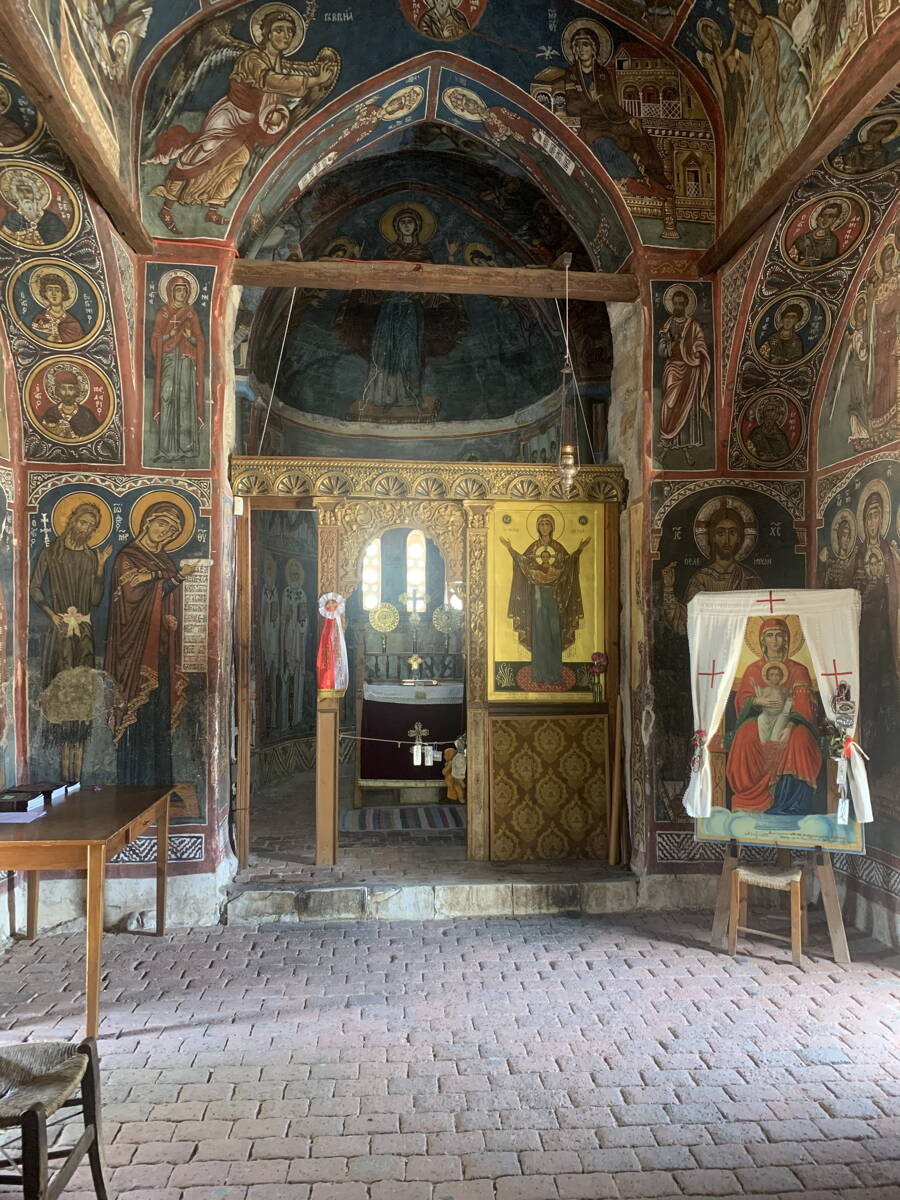 Церковь Пресвятой Богородицы Форвиотиссы, Никитари (Никосия, Кипр). интерьер и убранство