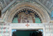 Монастырь Панагии Хрисороятиссы, Фреска "Успение Богородицы" над южным входом, Пано Панагия, Пафос, Кипр