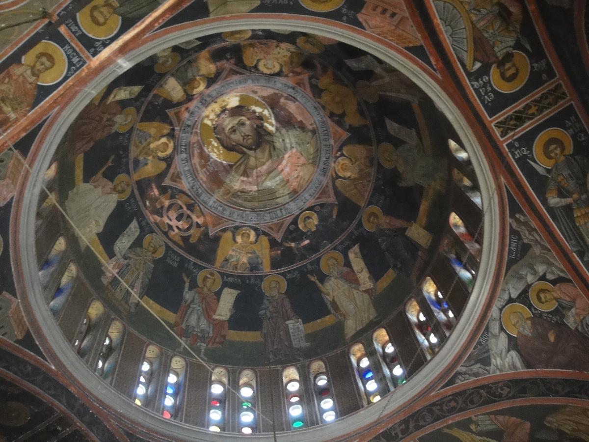 интерьер и убранство. Церковь Пантелеимона Целителя, Сиана (Siana) (Южные Эгейские острова (Περιφέρεια Νοτίου Αιγαίου), Греция)