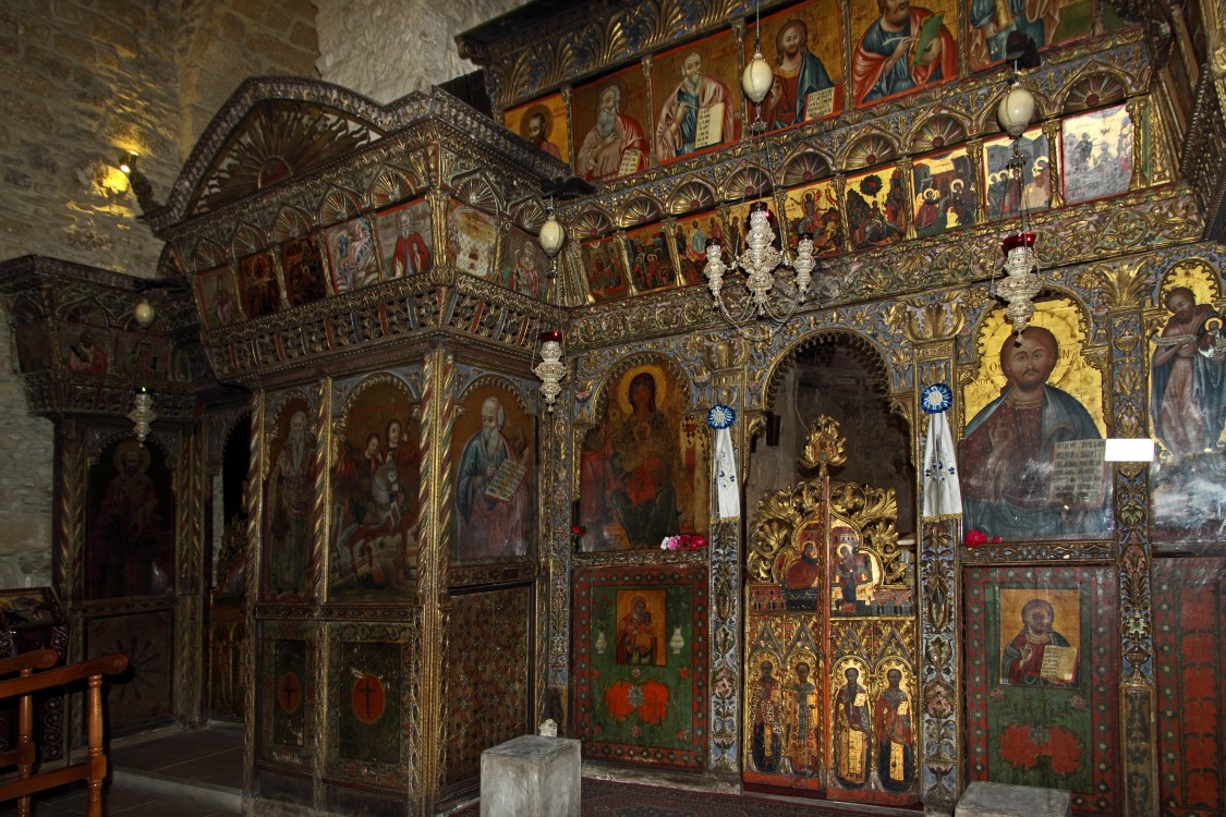 Церковь Богородицы Ангелоктисты, Кити (Ларнака, Кипр). интерьер и убранство, иконостас