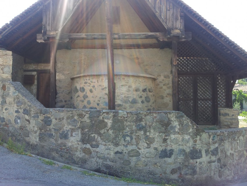 Часовня Созомена Кипрского, Галата (Никосия, Кипр). общий вид в ландшафте