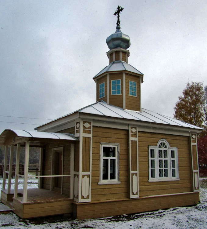 Часовня Георгия Победоносца, Першинская (Вельский район, Архангельская область). фасады, южный фасад