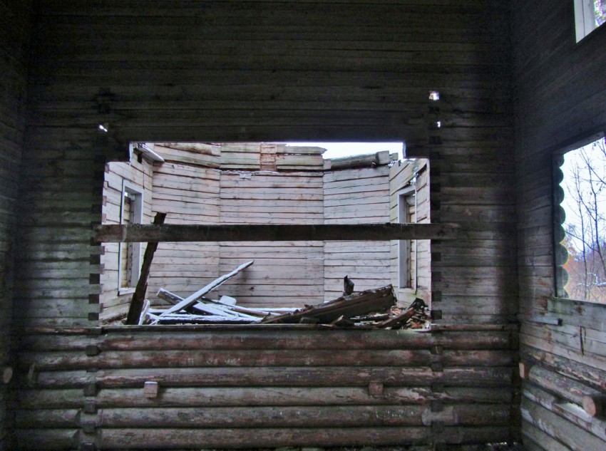 Церковь Николая Чудотворца, Кочигино (Тимоневская) (Вельский район, Архангельская область). интерьер и убранство, вид на алтарь