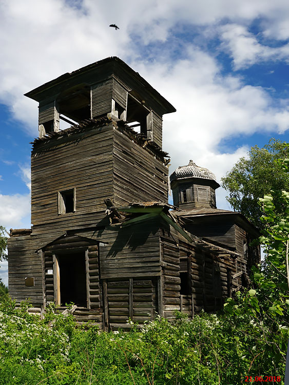 Церковь Николая Чудотворца, Кочигино (Тимоневская) (Вельский район, Архангельская область). фасады