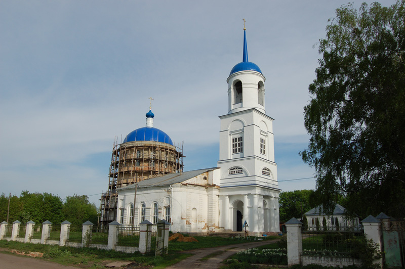 Архарово. Церковь Покрова Пресвятой Богородицы. фасады