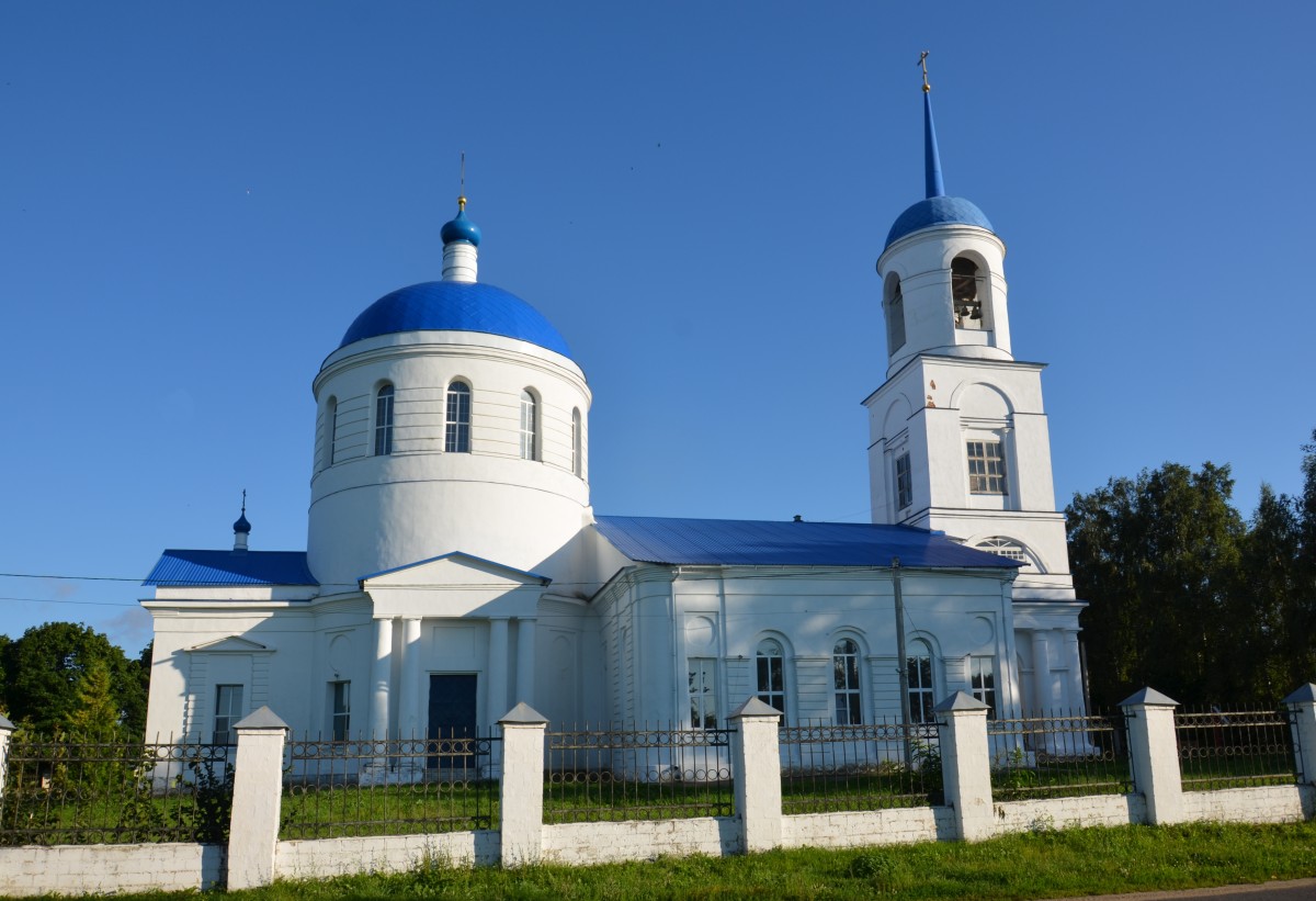 Архарово. Церковь Покрова Пресвятой Богородицы. фасады