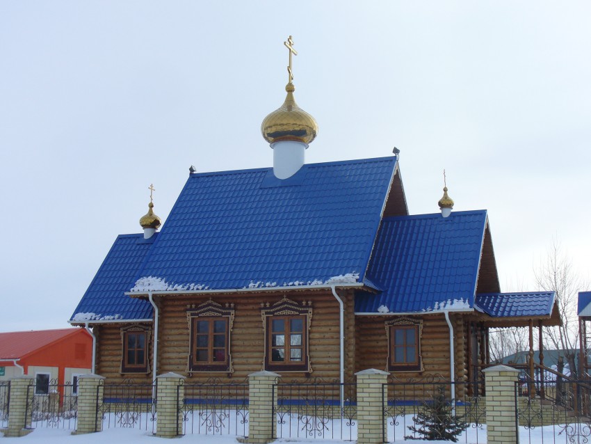 Церковь Рождества Христова (новая), Сахаровка (Алексеевский район, Республика Татарстан). фасады