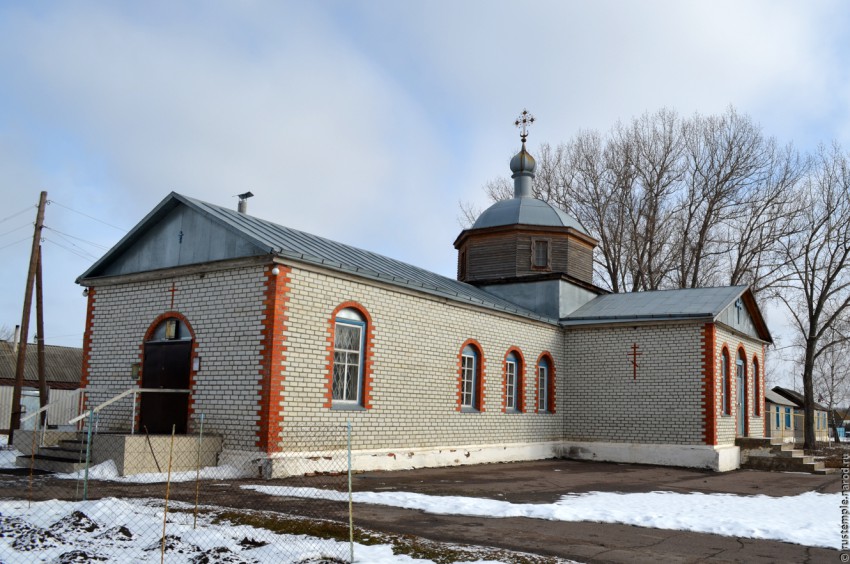 Церковь Михаила Архангела, Бутырки (Репьёвский район, Воронежская область). общий вид в ландшафте