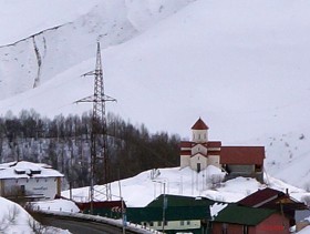 Гудаури. Церковь Вознесения Господня