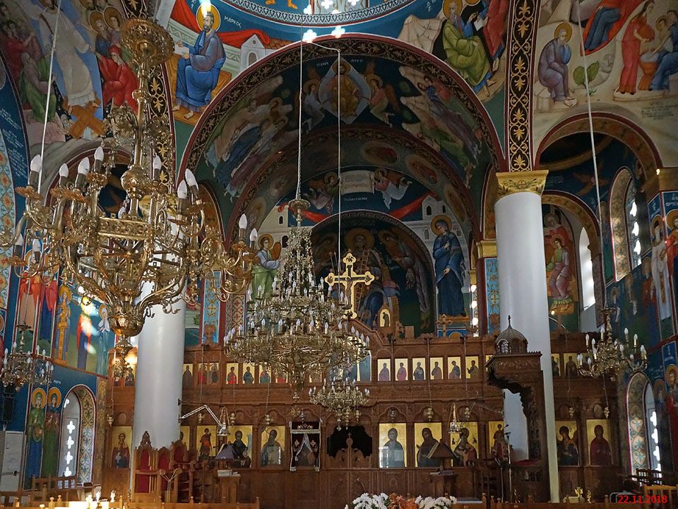 Панагия Хрисоматеуса, Пафос (Пафос, Кипр). интерьер и убранство