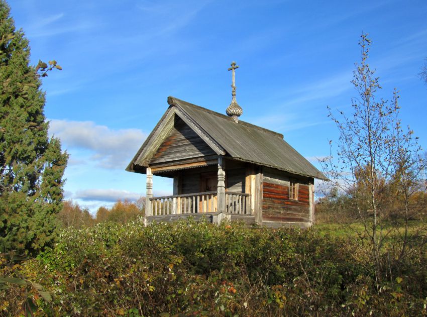 Часовня Власия, епископа Севастийского, Медвежий остров (д. Медвежье) (Плесецкий район, Архангельская область). фасады, вид с юго-запада