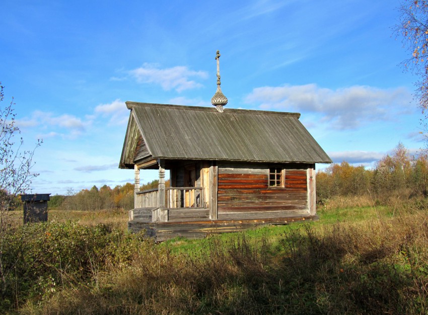 Часовня Власия, епископа Севастийского, Медвежий остров (д. Медвежье) (Плесецкий район, Архангельская область). фасады, южный фасад