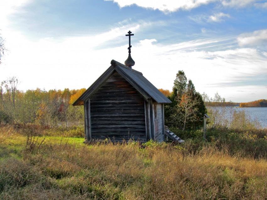 Часовня Власия, епископа Севастийского, Медвежий остров (д. Медвежье) (Плесецкий район, Архангельская область). фасады, вид с востока