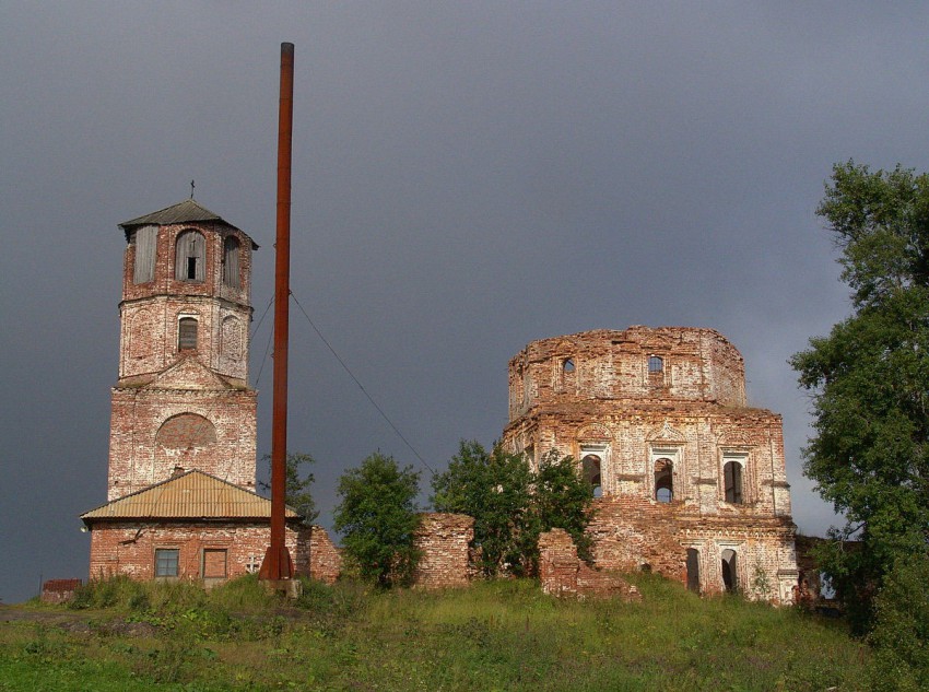 Красная Горка. Красногорский Богородицкий монастырь. Церковь Грузинской иконы Божией Матери. фасады