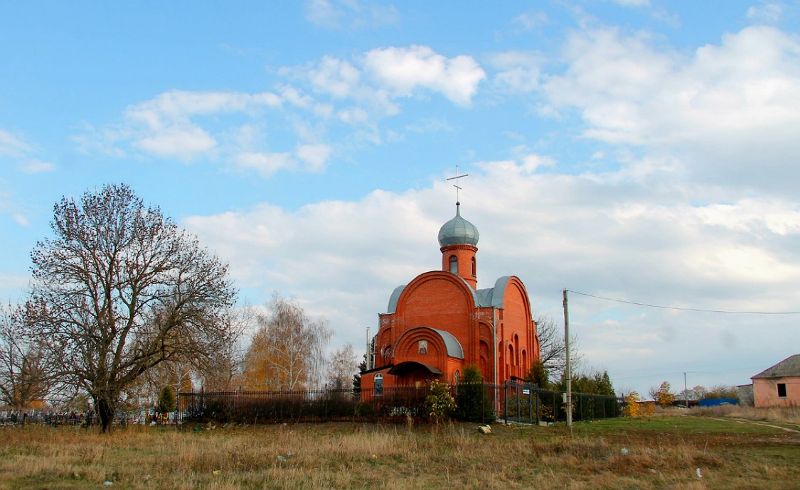 Сторожевое 1-е. Церковь Петра, митрополита Крутицкого. фасады, Общий вид с юго-запада