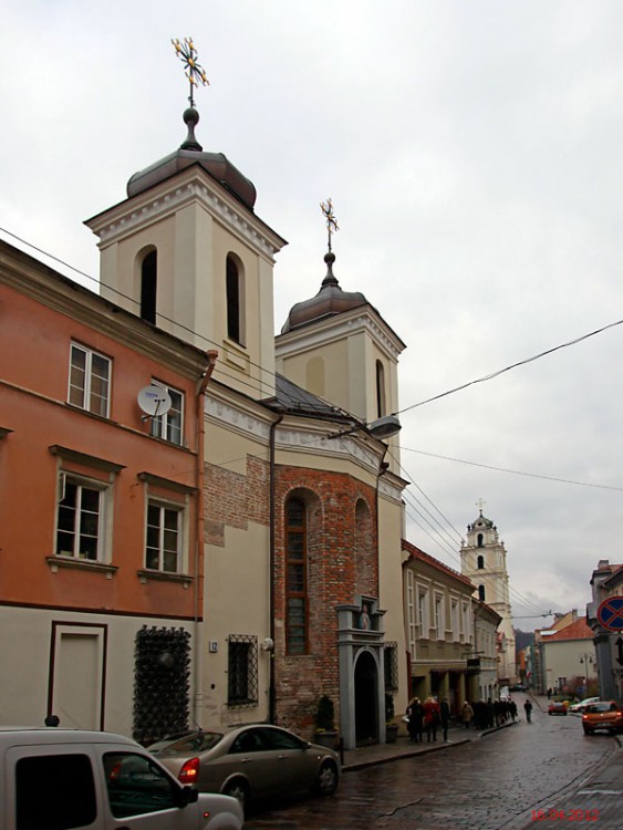 Вильнюс. Церковь Благовещения Пресвятой Богородицы. общий вид в ландшафте