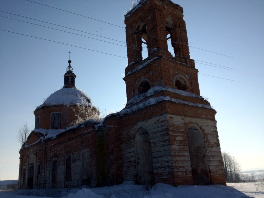 Ленино (Князищево). Церковь Владимирской иконы Божией Матери. фасады