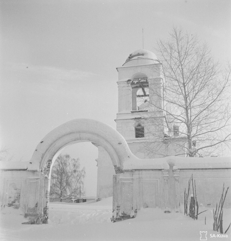 Вознесенье. Церковь Вознесения Господня. архивная фотография, Фото из Архива финских вооруженных сил  SA-kuva