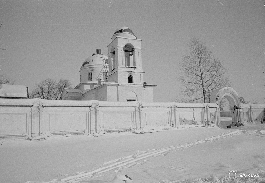 Вознесенье. Церковь Вознесения Господня. архивная фотография, Фото из Архива финских вооруженных сил  SA-kuva