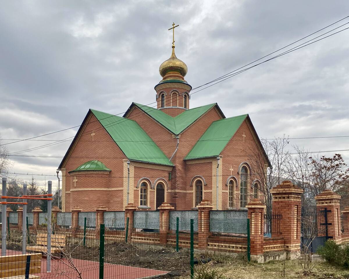Церковь Николая Чудотворца, Агинское (Саянский район, Красноярский край). фасады, Вид с востока