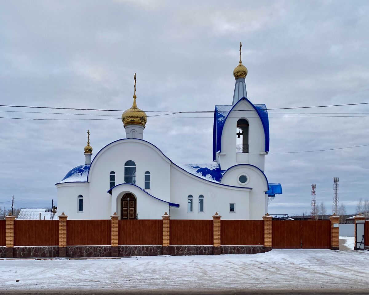 Церковь Покрова Пресвятой Богородицы, Абан (Абанский район, Красноярский край). фасады, Вид с ул Пионерской