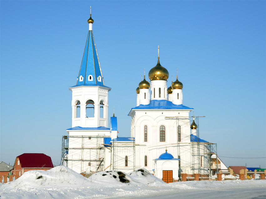 Мальково. Церковь Покрова Пресвятой Богородицы. фасады