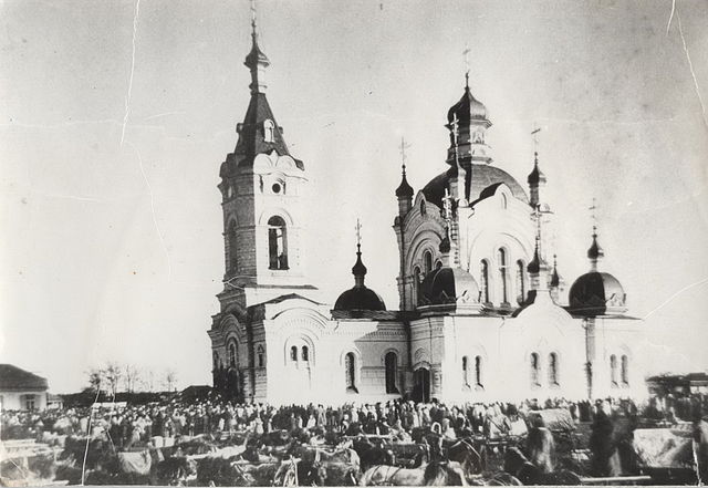 Дондуковская. Церковь Илии Пророка. архивная фотография, Фото 1904 года с сайта kanonkuban.ru