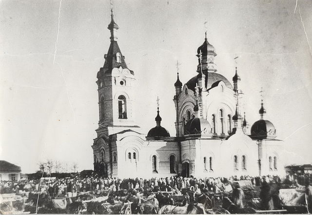 Церковь Илии Пророка, Дондуковская (Гиагинский район, Республика Адыгея). архивная фотография, Фото 1904 года с сайта kanonkuban.ru