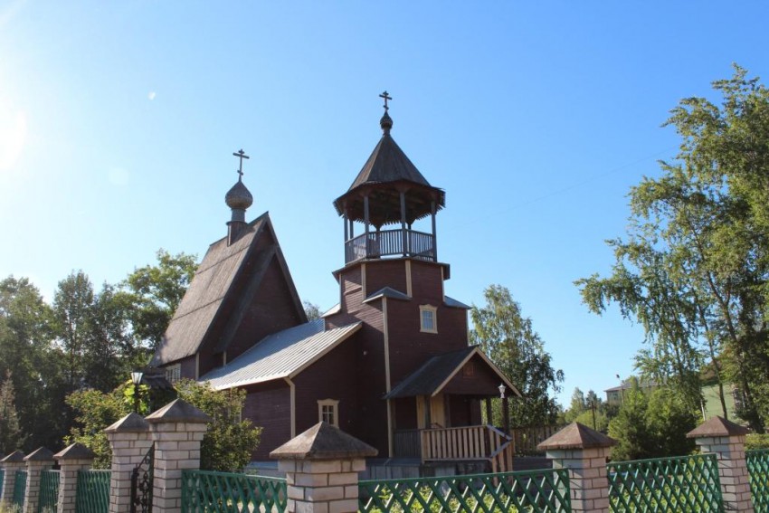 Церковь Покрова Пресвятой Богородицы, Новодвинск (Новодвинск, город, Архангельская область). фасады, Вид с северо-запада