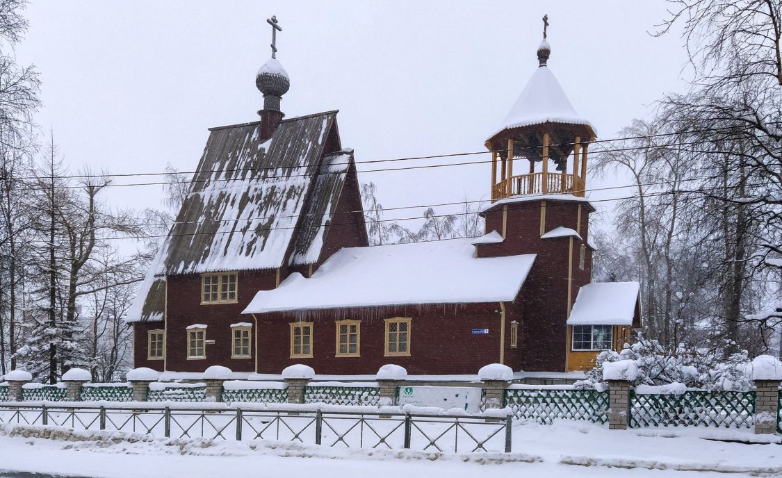 Новодвинск. Церковь Покрова Пресвятой Богородицы. фасады