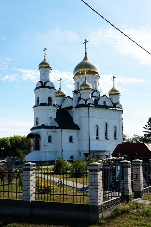 Церковь Спиридона Тримифунтского, Санниково (Первомайский район, Алтайский край). фасады, вид с юго-запада