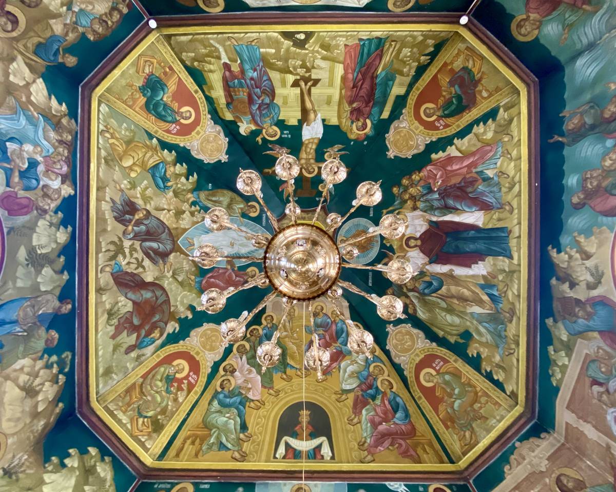 Свод храма, интерьер и убранство. Церковь Андрея Критского, Тайга (Тайга, город, Кемеровская область)