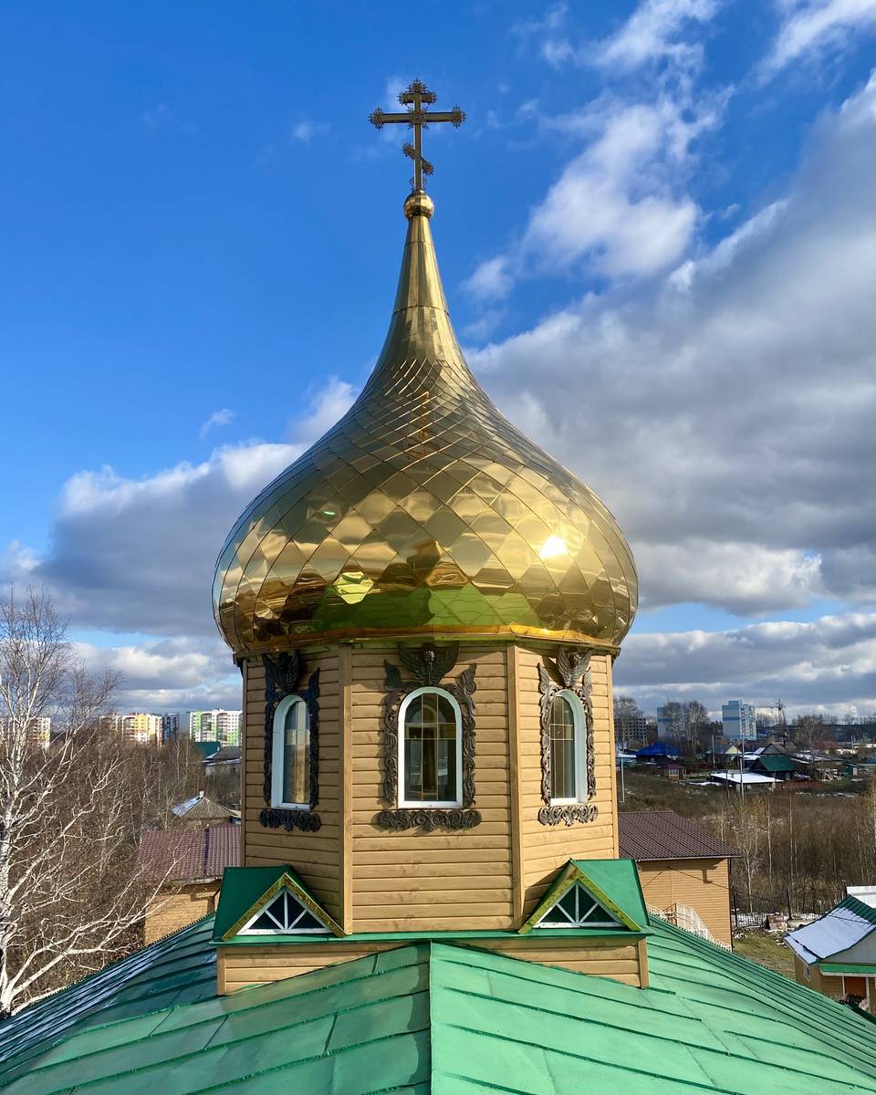 Церковь Петра и Павла, Анжеро-Судженск (Анжеро-Судженск, город, Кемеровская область). архитектурные детали, Вид с колокольни