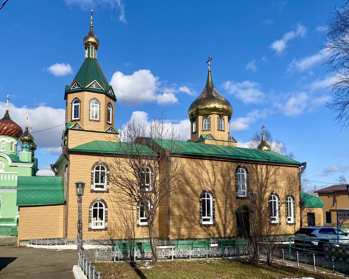 Церковь Петра и Павла, Анжеро-Судженск (Анжеро-Судженск, город, Кемеровская область). фасады, Южный фасад