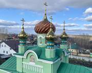 Церковь Иоанна Тобольского (крестильная), Главки<br>, Анжеро-Судженск, Анжеро-Судженск, город, Кемеровская область