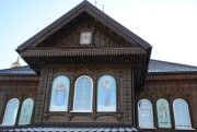 Церковь Троицы Живоначальной, Деревянная накладная отделка фасада<br>, Темиртау, Таштагольский район, Кемеровская область