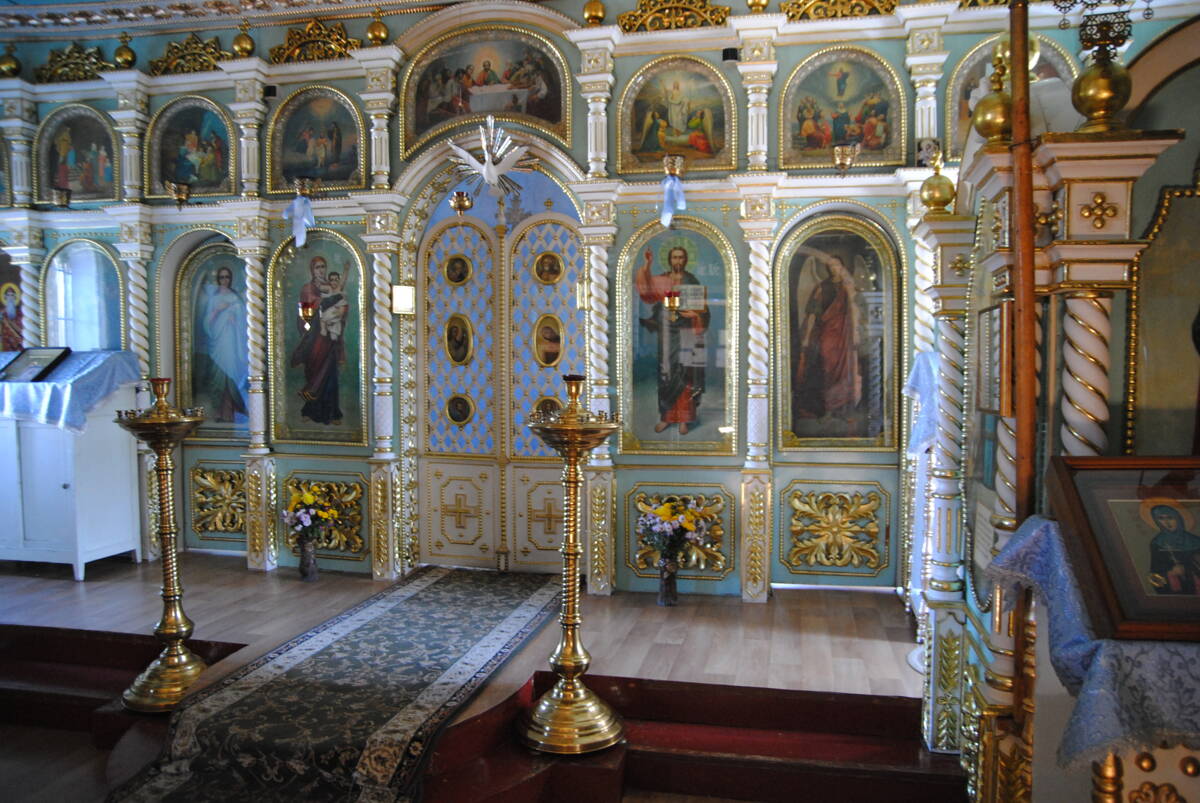 Церковь Троицы Живоначальной, Темиртау (Таштагольский район, Кемеровская область). интерьер и убранство, Царские врата