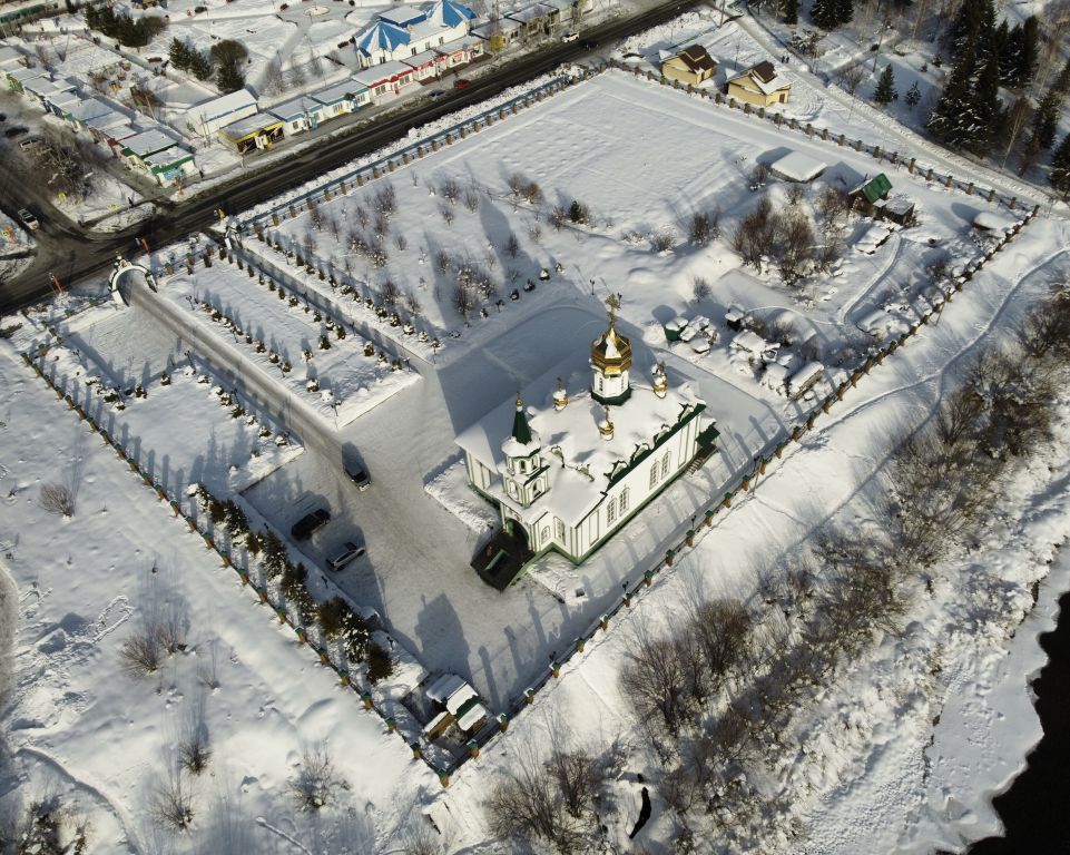 Церковь Георгия Победоносца, Таштагол (Таштагольский район, Кемеровская область). дополнительная информация, Вся территория 