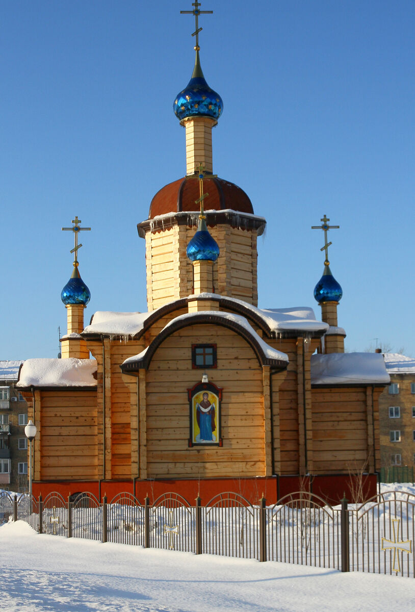 Церковь Иверской иконы Божией Матери, Новокузнецк (Новокузнецкий район и г. Новокузнецк, Кемеровская область). фасады