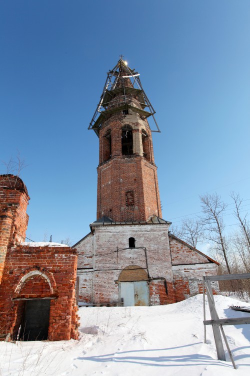 Железный Борок. Церковь Воскресения Христова. фасады