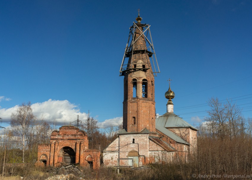 Церковь Воскресения Христова, Железный Борок (Ярославль, город, Ярославская область). фасады