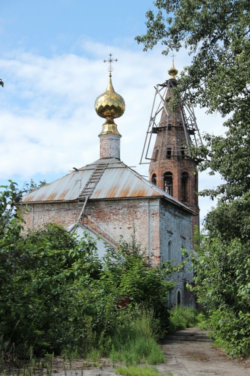 Железный Борок. Церковь Воскресения Христова. фасады